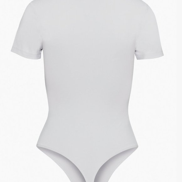NWT Babaton COUNTOUR Crew Bodysuit - Cement Blue - Aritzia - Picture 3 of 7